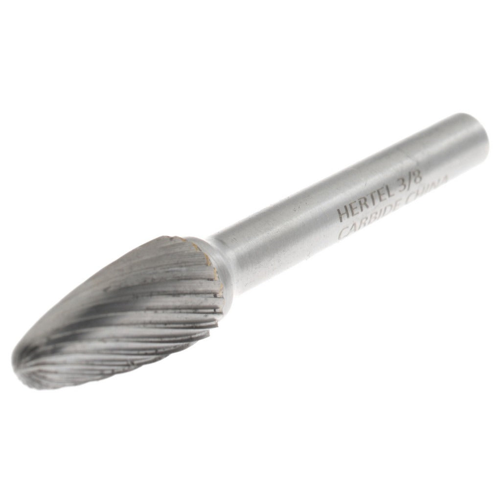 HERTEL Hertel SZ2000TB Abrasive Bur Tree Radius Single Cut 3/8 in