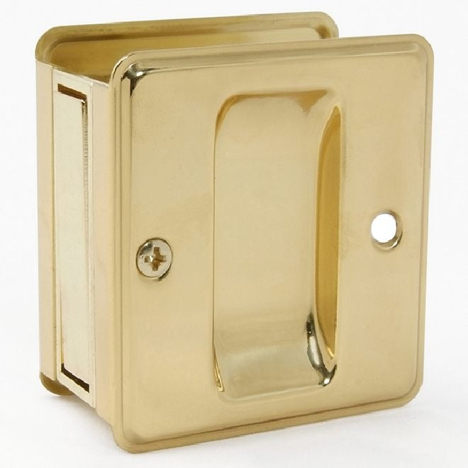 IVES Ives 990A3 Sliding Door Passage Pull Bright Brass