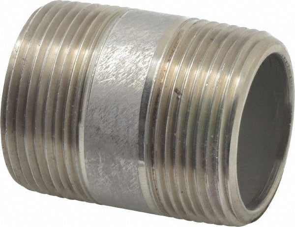 MERIT BRASS Merit Brass 6520-200 Ss Pipe Nipple 1-1/4 in Sch 80 316 316L