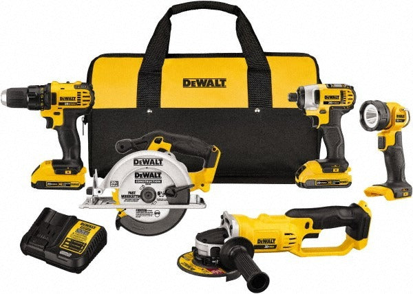 DEWALT Dewalt DCK521D2 20V Max 5-tool Cordless Combo Kit