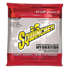 Sqwincher 159016005 Powder Packs Fruit Punch 9.53 oz Yields 1 gal