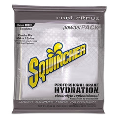 Sqwincher 159016402 Powder Packs Cool Citrus 47.66 oz Yields 5 gal