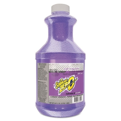 Sqwincher 159050103 ZERO Liquid Concentrate 64 oz Yields 5 gal Grape