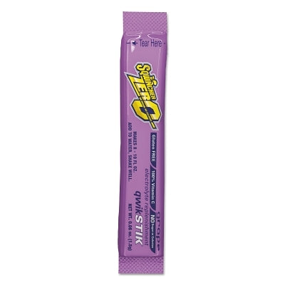 Sqwincher 159060204 Qwik Stik ZERO Sugar 0.06 oz Pack Yields 10 oz Grape