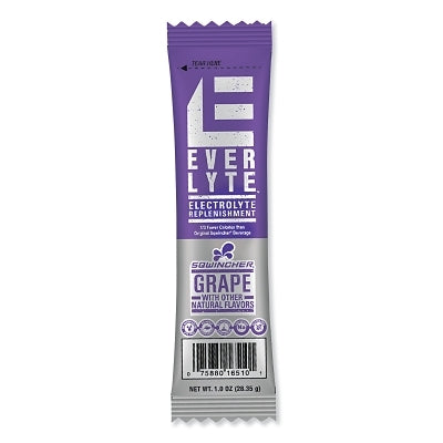 Sqwincher 159060280 EverLyte Powder Stik 1 oz Grape 16.9-20 oz