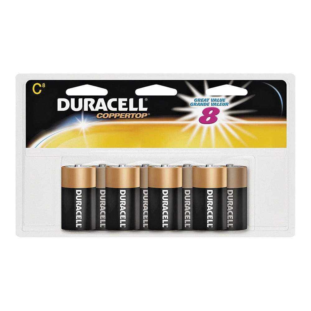 DURACELL Duracell MN14R8DWZ17 Coppertop C Alkaline Batteries 1.5V (8 Pack)