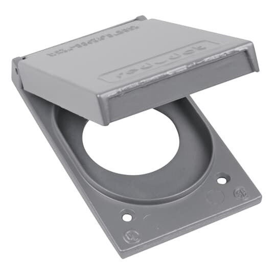 ABB CFSR-L Thomas & Betts CFSR-L 1-Gang 1.600 Inch FS/FD Single Receptacle Box Mount Cover