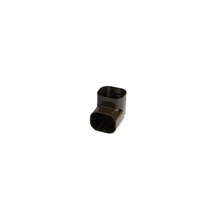 Rectorseal 85362 Slimduct 2.75 90 Degree Vertical Ell, Brown 77