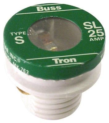BUSSMANN Cooper Bussmann SL-25PK4 Type Sl Plug Fuse 25A 4 Pack