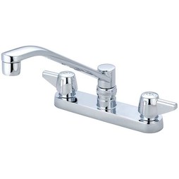 Central Brass 0127-A Kitchen Faucet 6 Inch 2 Lever ADA