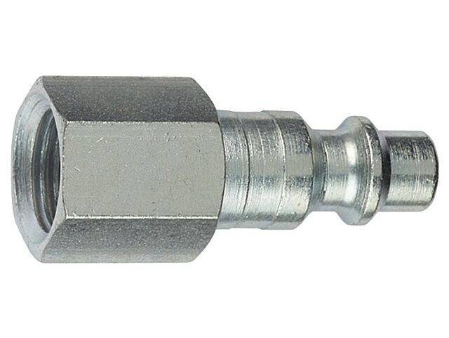 TRU-FLATE Tru-Flate 12-235 Industrial/Milton 1/4 in FNPT Steel Industrial Plug (Pack)