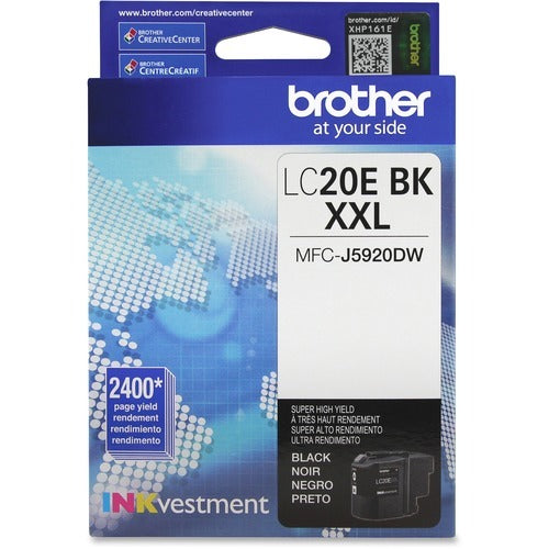 BROTHER Brother BRTLC20EBK Black High-yield Ink Cartridge