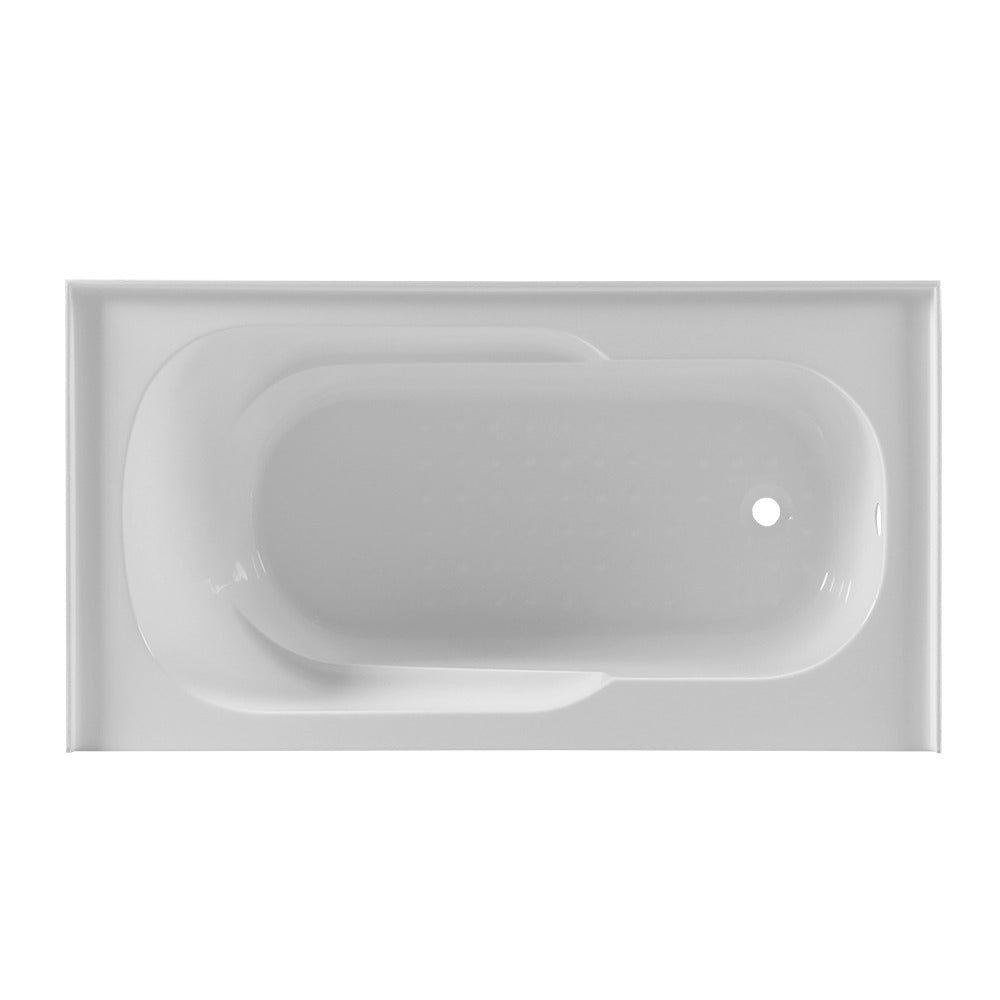 DAKOTA Dakota Plumbing Products DST-ALLC00W Alcove Soaker Bathtub