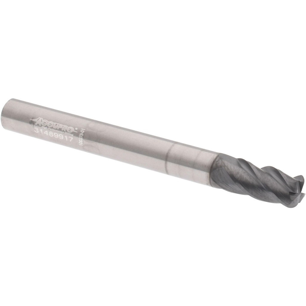 ACCUPRO Accupro 310105 Corner Radius End Mill 1/4 in 4 Flute