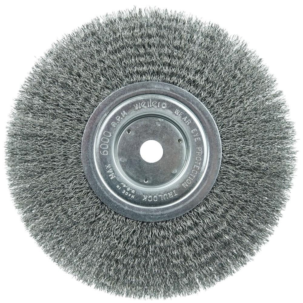 WEILER Weiler 01165 Wheel Brush 8 Inch Carbon Steel Crimped