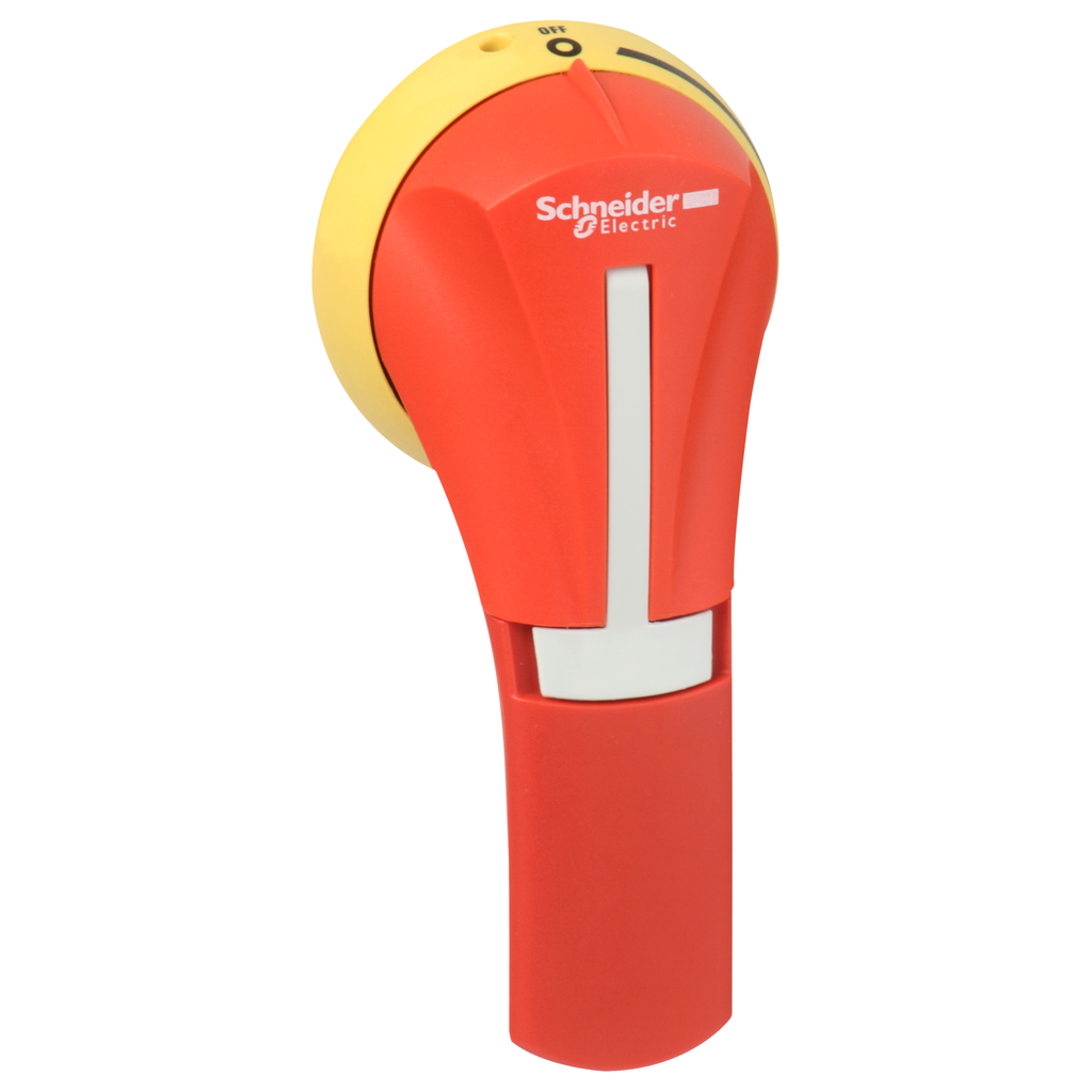 Schneider Electric GS2AH440 Square D Red/Yellow On-Off Legend Padlockable Pistol Disconnect Switch Handle