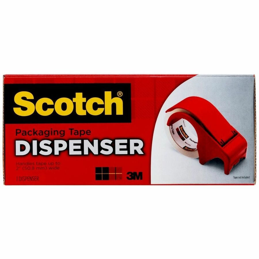 3M 3M MMMDP300RD 2 inches wide packaging tape hand dispenser 1 pack DP300-RD