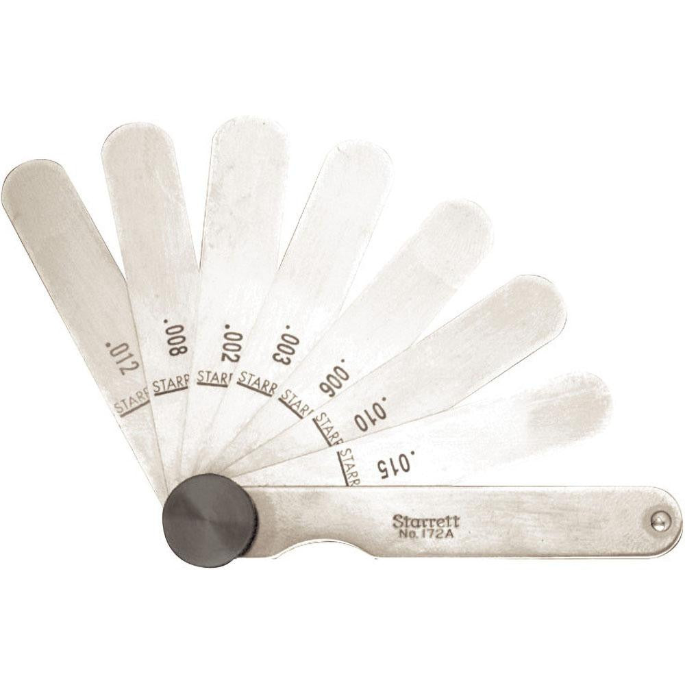 STARRETT Starrett 50649 Parallel Feeler Gage Set 9 Piece