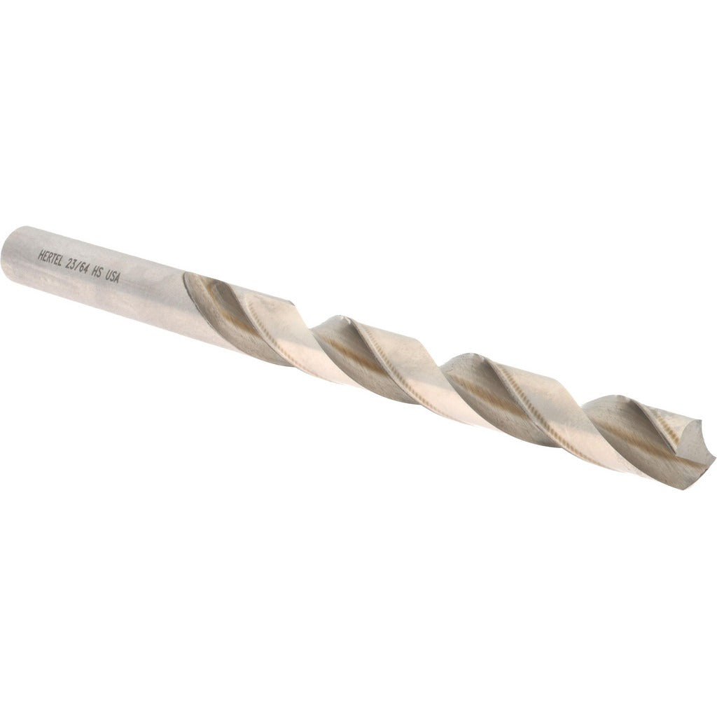 HERTEL Hertel 85703544 Jobber Drill Bit 23/64 in Hss