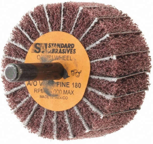 3M Standard Abrasives 7000122223 Mounted Flap Wheel 180 Grit