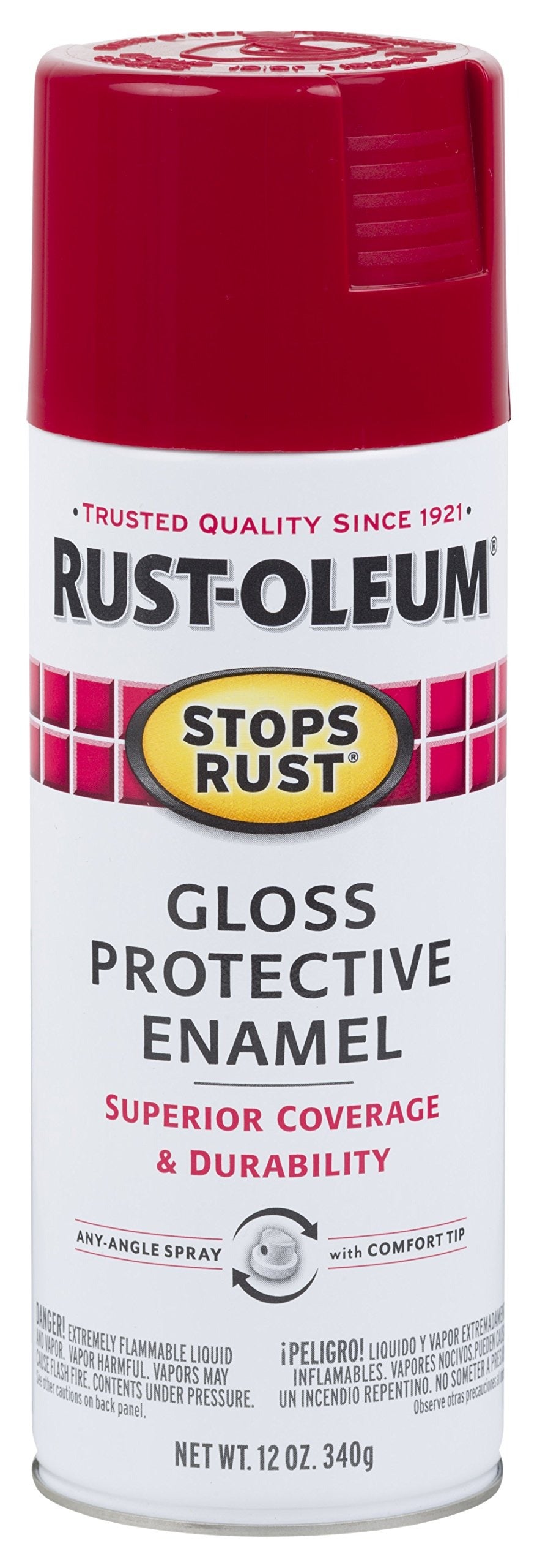 RUST-OLEUM Rust-Oleum 7765830 Stops Rust Protective Enamel Spray 12 oz (Pack of 1)