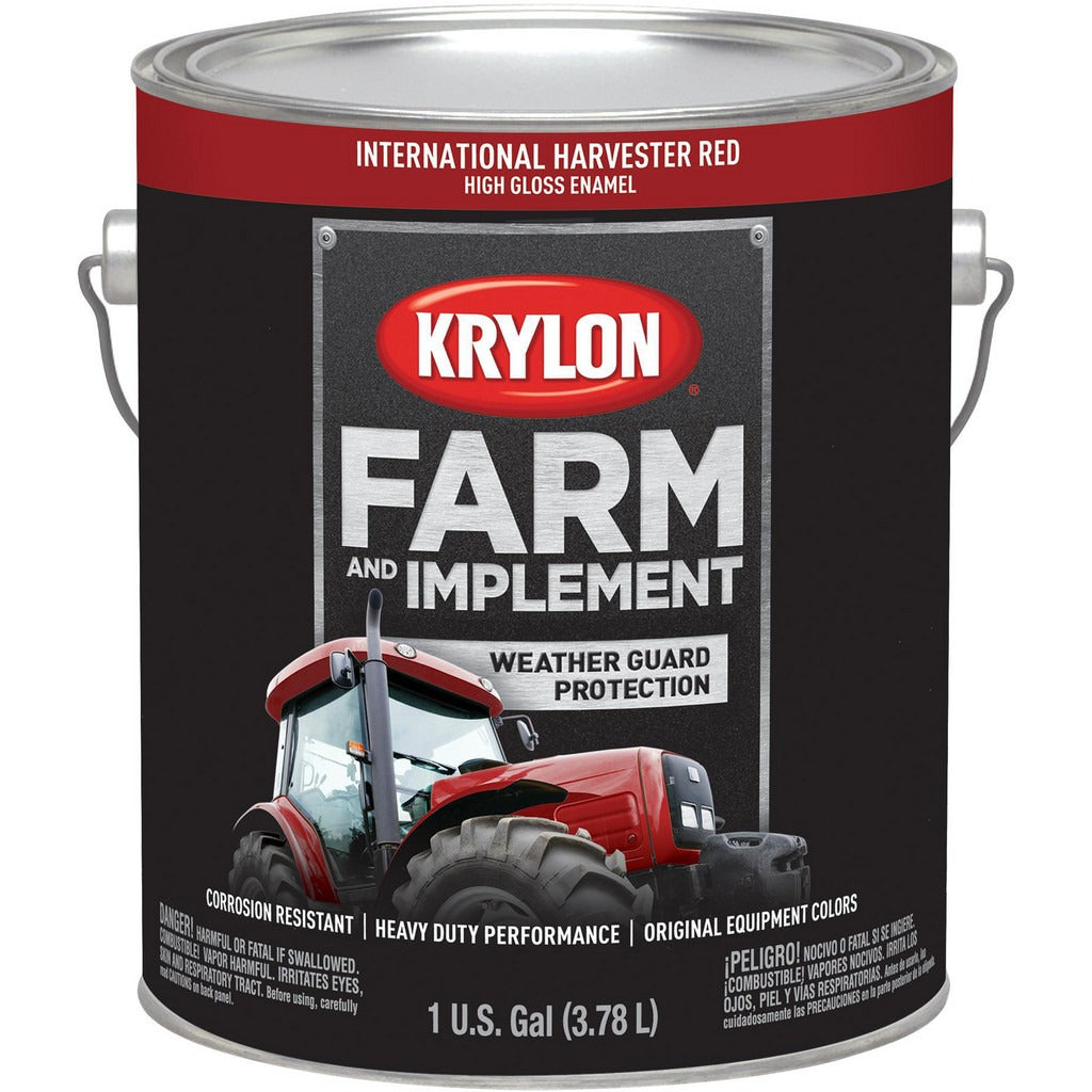 KRYLON Krylon K01964008 Brush-on Paint 1 Gal Ih Red High-gloss