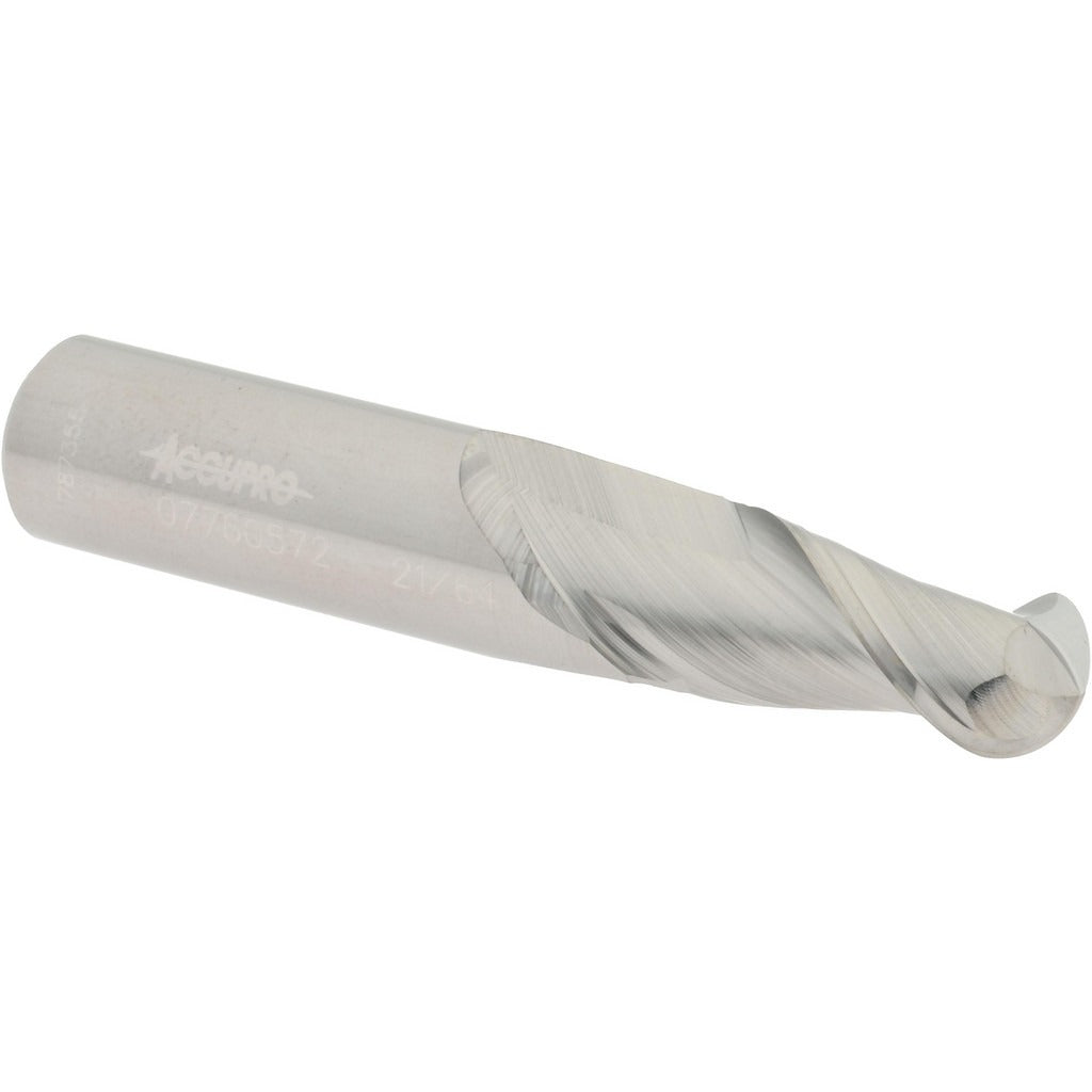 ACCUPRO Accupro 12184148 Ball End Mill 0.3281 in 2 Flute Carbide