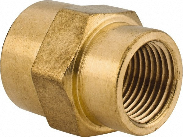 CERROBRASS Cerrobrass 119A-DC Brass Pipe Coupling 1/2 X 3/8 Fnptf