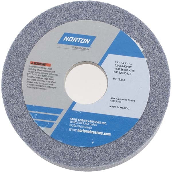 NORTON Norton 66252830832 Type 6 Grinding Wheel 5 in 46 Grit