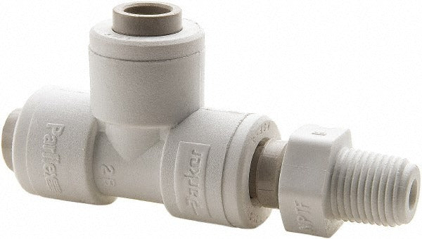 PARKER Parker PPB6MRS6-MG Male Swivel Run Tee 3/8 Inch Od
