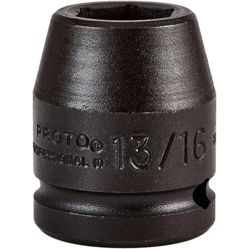 PROTO Proto J07513 Impact Socket 3/4 in Drive 13/16 in 6-point