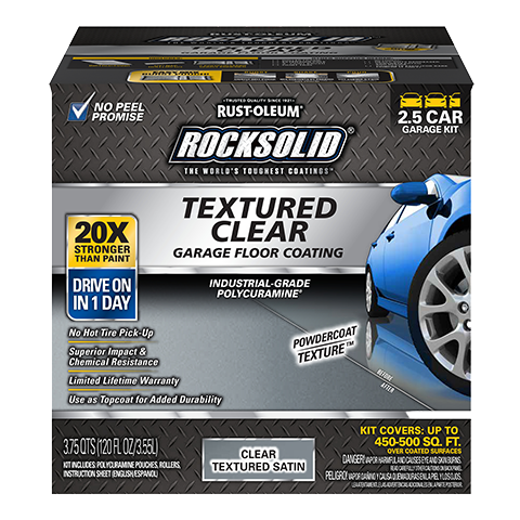 RUST-OLEUM Rust-Oleum 317382 RockSolid Textured Topcoat Floor Coating Kit (120 oz)