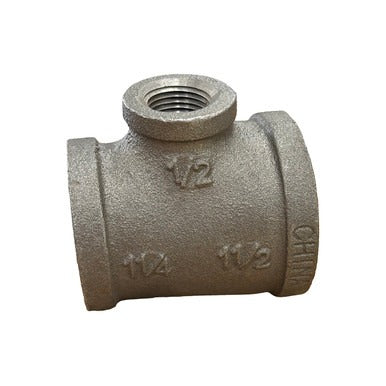 EVERFLOW Everflow BMRT1219 Reducing Tee (1-1/2 inches x 1-1/4 inches x 1/2 inches)
