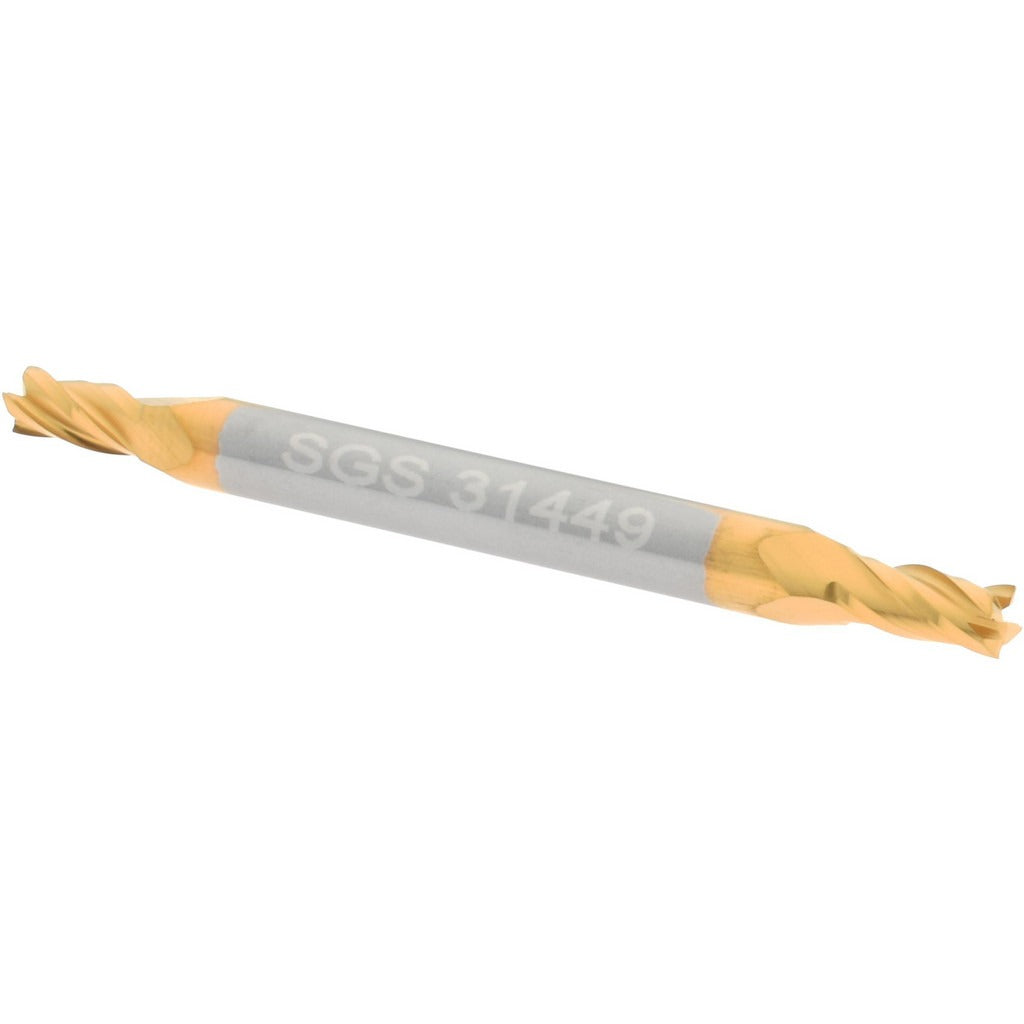 KYOCERA SGS PRECISION TOOLS Sgs 31449 Square End Mill 3/32 in 4 Flute Solid Carbide