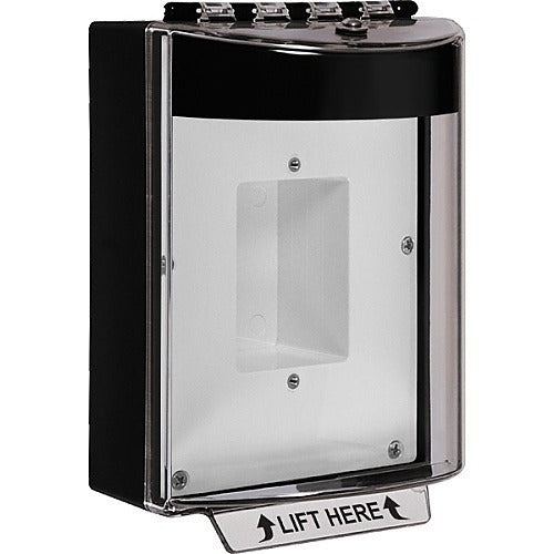 STI STI-13410NK Pull Station Protective Cover Black Housing