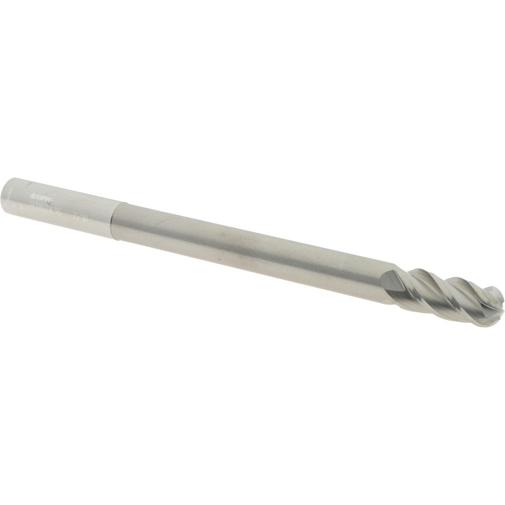ACCUPRO Accupro 12177177 Ball End Mill 0.4375 in 4 Flute Carbide