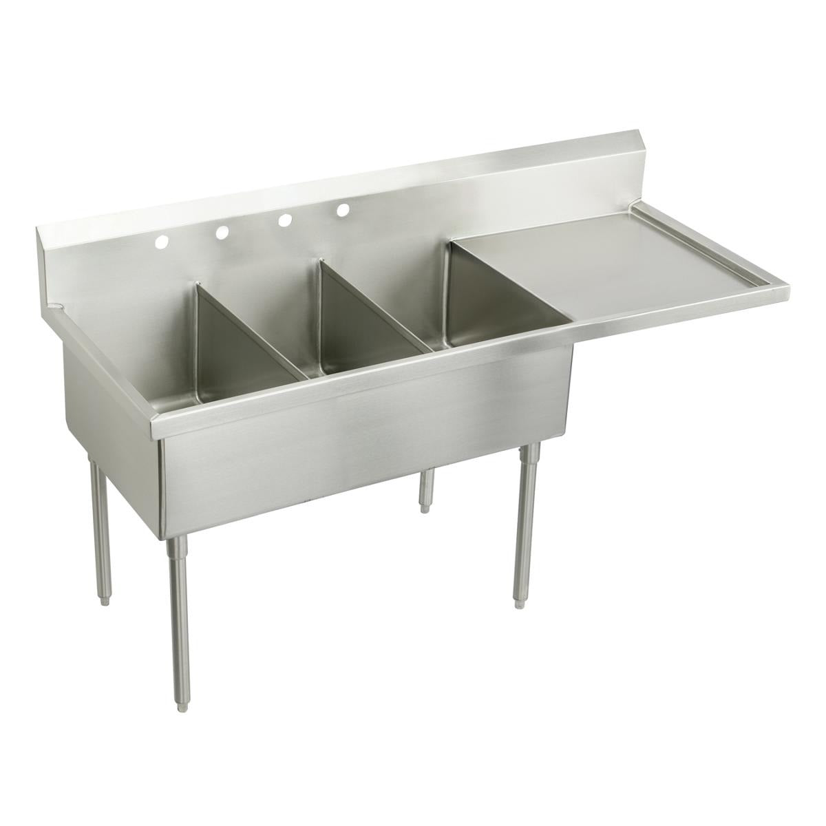 BSC PREFERRED Bsc Preferred WNSF8372R2 Triple Compartment Scullery Sink