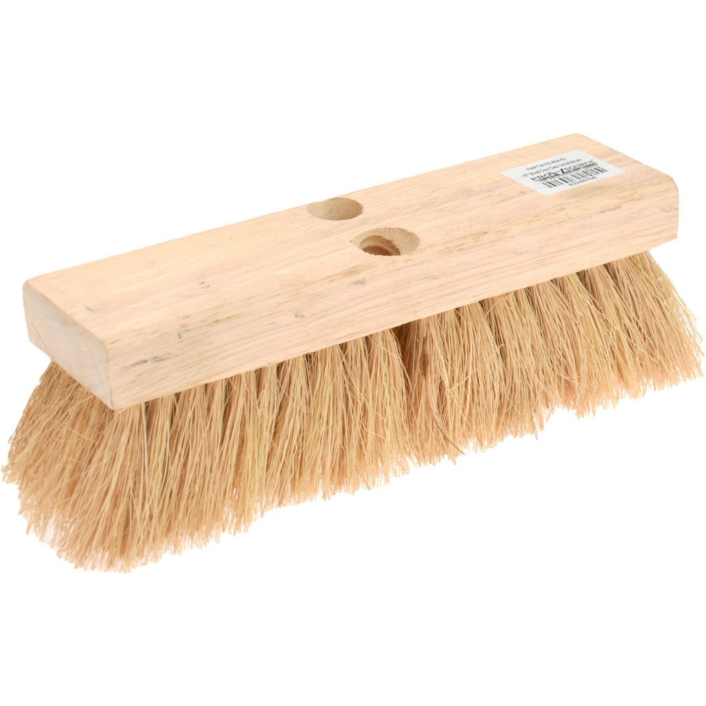 PRO-SOURCE Pro-source PS-604-10 Scrub Brush Tampico 10 Inch Wood Handle