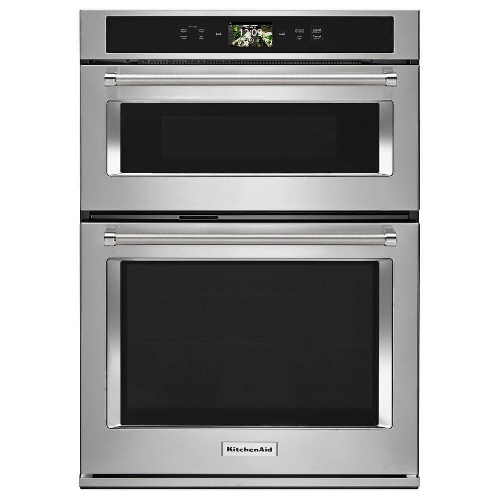 KITCHENAID Kitchenaid KOCE900HSS 240 V 30 in. 6.4 cu. ft. combo oven (KKOCE900HSS)