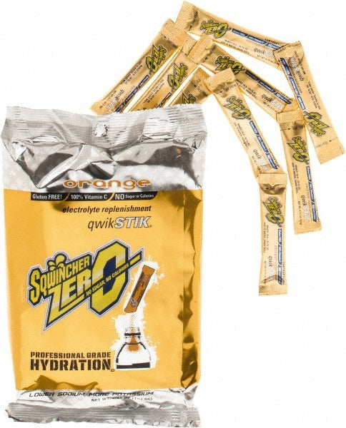 SQWINCHER Sqwincher 159060100 Activity Drink Orange Powder 50 Pack