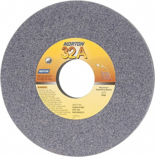 NORTON Norton 66253262572 Surface Grinding Wheel 46 Grit 12in