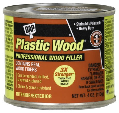 DAP Dap Inc 21502 Plastic Wood Filler 4 Oz Natural