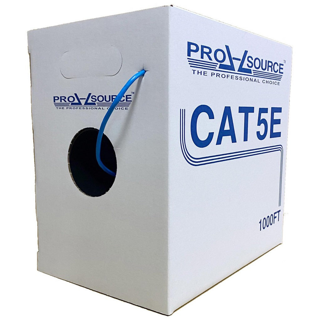 PRO-SOURCE Pro-source TUR2404PRED Cat5e Ethernet Cable 24 Awg 1000 Ft