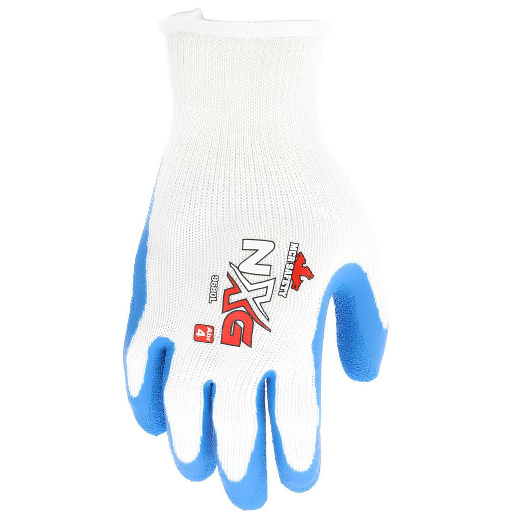 MCR SAFETY Mcr Safety 9680L Work Gloves Large Latex Coated