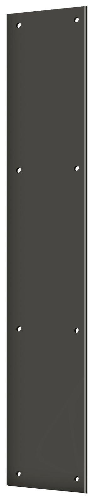 DELTANA Deltana PP3520U10B Push Plate 3.5x20 in Oil Rubbed Bronze