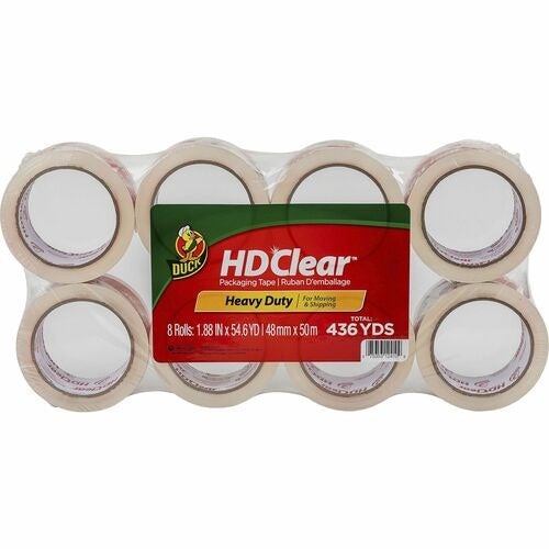DUCK Duck Brand DUC282195 Crystal Clear Packaging Tape 9-pack
