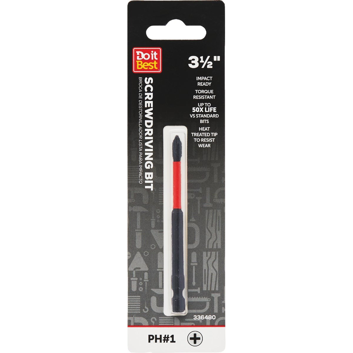 BSC PREFERRED Bsc Preferred QJDIB-SC-003 Impact Screwdriver Bit
