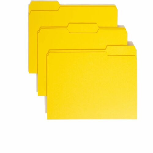 SMEAD Smead SMD12943 Letter File Folder 1/3-cut Tab Yellow 100/box