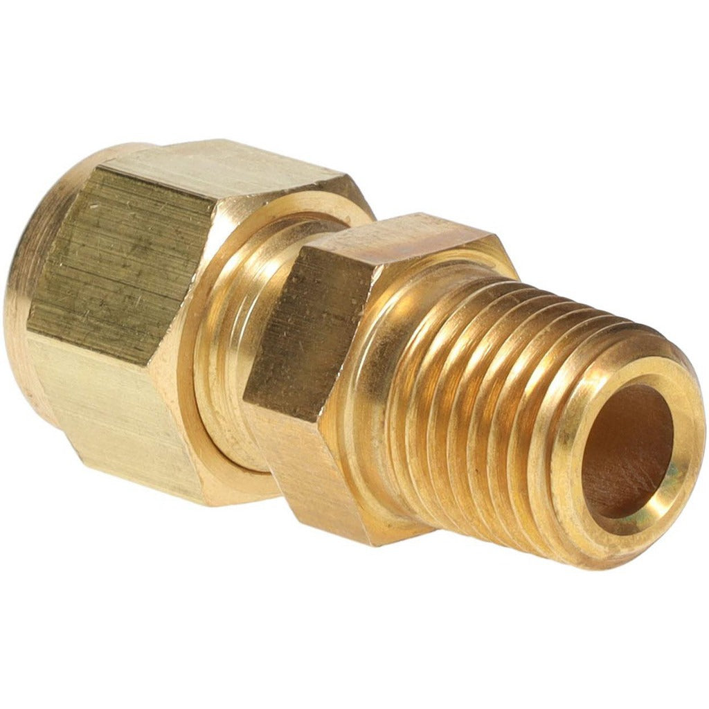 PARKER Parker 6MSC4N-B Compression Tube Connector 3/8 in Brass