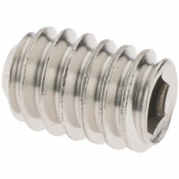 VALUE COLLECTION Value Collection 63587 Set Screw 1/4-20 X 3/8 in Cup Point SS316